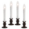612 Vermont Ultra-Bright LED Window Candles with Timer, Battery Operated,