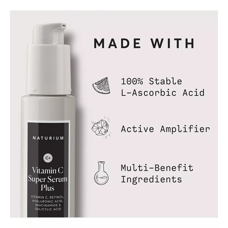 Naturium Vitamina C Super Serum Plus Retinol, Ácido Hialurón