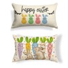 X Pillow Cover Collection: Springtime Easter Pillows - Set of
