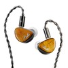 HiFiGo Wired Earphones, Monitor Earbuds, 1DD, Pula Audio Unicrom, Heathered