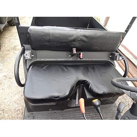 Durafit Seat Covers Kubota RTV 400, 500 or 520 Black Vinyl Seat Covers Bench seat with Indent.