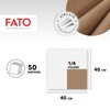 Fato - Trockene Papierservietten, Airlaid, Textileffekt, Packung mit 50 Servietten,