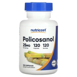 Nutricost Policosanol 25mg Capsules 120 Tablets NCS-67304, 1 Piece / Nutricost 폴리코사놀 25mg 캡슐 120정 NCS-67304, 1개