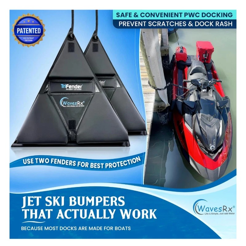 Sailortenx PWC Jet Ski Fender Bumper Soft Loop Cleats Jet