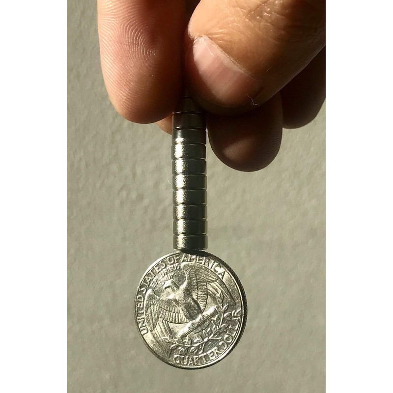 QUICK PICK MAGIC Steel Core Quarter Magic Trick Coin -