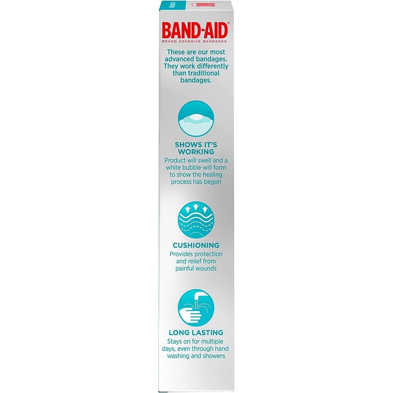Band-Aid Hydro Seal, 6 Large Bandages Per Box (Pack of