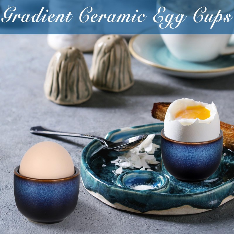 VHUTOU Pack of 6 Egg Cups, Egg Cups, Camping Egg