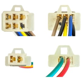 RedCap 7 Wire Left Handlebar Switch with Choke & Headlight Control Compatible with 50cc 70cc 90cc 110cc 125cc Chinese ATV Quad Taotao SUNL Kazuma Coolster Roketa Peace Dongfang 4-Wheeler Dirt Bike