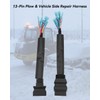 NTSUMI MSC04754 Snow Plow Wiring Harness Repair Kit Fit for