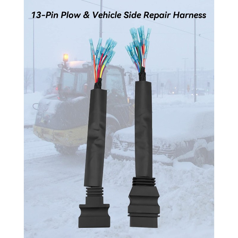 NTSUMI MSC04754 Snow Plow Wiring Harness Repair Kit Fit for