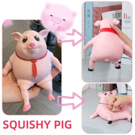 Piggy Stress Toys,Squishy Pig,Pink Pig Stress Relief,Pink Pig Toy,Squeeze Pig Antistress Toy,Squishy Toy Pink Pig,Pig Toy Stress Toy,Soft Squishy Toy,Stress Pig Squeeze Toy,Fufu Squishy,Tabba Squishy