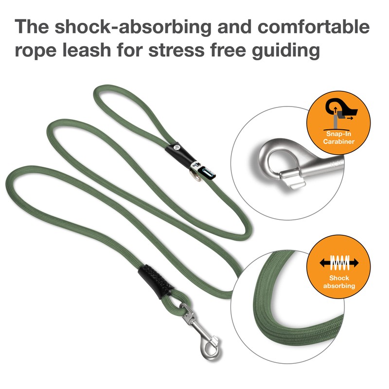 curli Stretch Comfort Leash Moss M