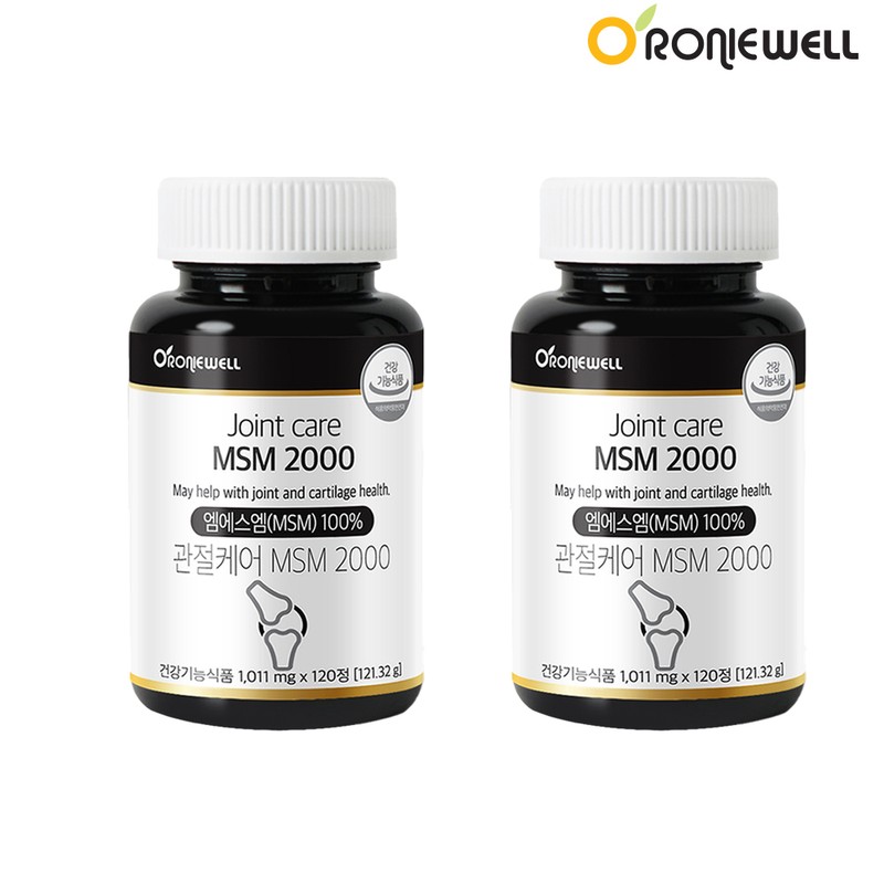 로니웰 Roniwell Joint Care MSM 2000 MSM 120 tablets, 3
