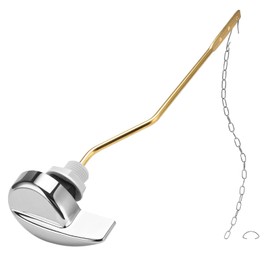 for TOTO Toilet Handle Replacement Parts Kit, Side Mount Toilet Flush Handle for TOTO Kohler Toilet Tank, Universal THU068#CP Trip Lvr for St743S (Zinc Alloy & Copper Lever)