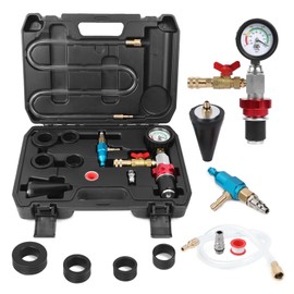 Coolant Vacuum Refill Kit Quick Coolant System Refiller Kit, Universal Adapters, Precise Flow Control Coolant Vacuum Filler Coolant Vacuum Purge and Refill Tool Kit for Most Vehicles