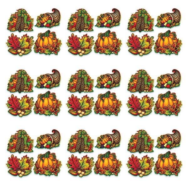 Beistle Pkgd Autumn Splendor Cutouts (12 Pack)