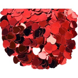 3 x Red Hearts for Snow Globe / Glitter Globe for Crafts for Snow Globe Craft Kit 40064