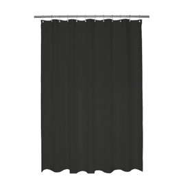 Mebix TRD Cortina de Baño 200x200cm Impermeable, Antimoho con 12 Ganchos