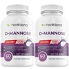 D-Mannose 1000mg Capsules with Cranberry Juice Powder, Hibiscus, and Dandelion