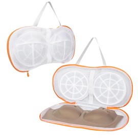 Pack of 2 Bra Laundry Net Large Wash Bag with Anti-Deformation Support Frame Bra Net Bra Wash Bag for Washing Machine