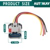 AUTOKAY Fuel Pump Connector Wiring Harness Pigtail Plug