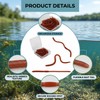 Hopzab 10PCS Realistic Stretchy Earthworm Prank Toys, Novelty Wiggly Worms