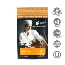 Pure Ascorbic Acid ⊘ Non-GMO ❤ Gluten-Free ☮ Vegan ✡ OU Kosher Certified - 400g/14oz