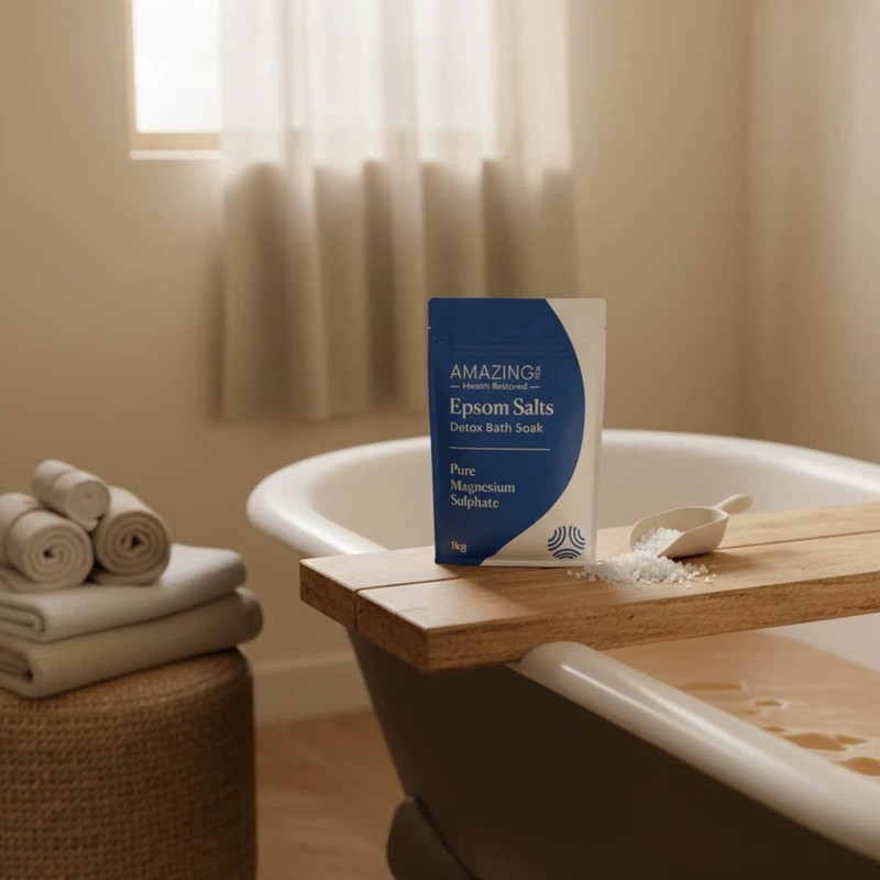 Amazing You Epsom Salts Detox Bath Soak - Pure Magnesium