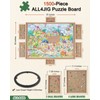 ALL4JIG 1500 Pieces Rotating Puzzle Board with 6 Drawers and
