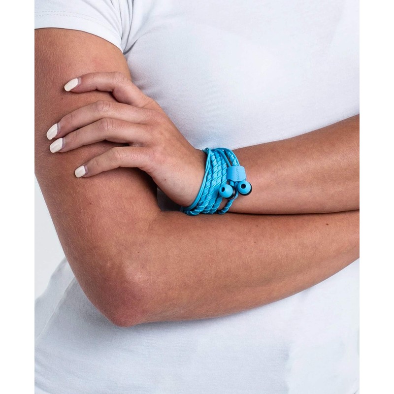 Wraps Talk (with Mic) Wristband Bracelet In-Ear Headphones (High Comfort
