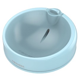 DOGNESS Travel Bowl Travel Bowl - Dual Function for Drinking and Feeding, Hidden Water Reservoir, Blue