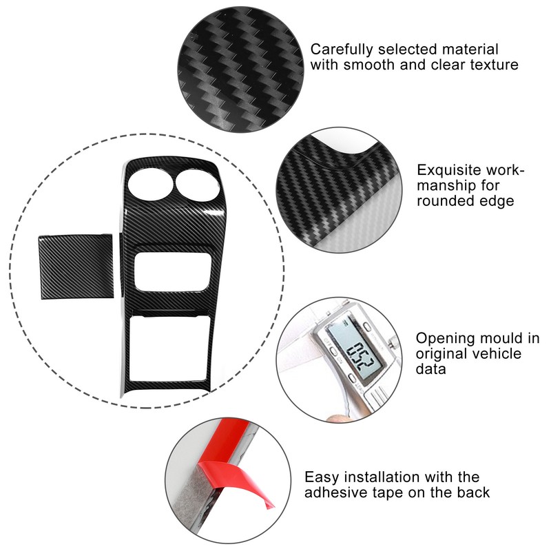 2Pcs Rear Air Conditioning Vent Cover Back Outlet Decorative Frame
