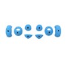 Atomik Rock Climbing Holds Beginner Bolt-On Hangboard Set in Blue