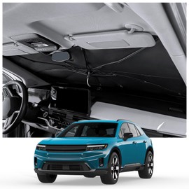 RASPILLERE Umbrella Sunshade for Honda Prologue 2024 2025 Accessories, Foldable Windshield Cover Sun Shade Umbrella Visor with UV Block Windshield and Heat Insulation (for Honda Prologue 2024-2025)