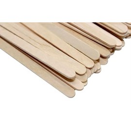 Wooden Coffee Stirrers x 100, Disposable and Eco Friendly, 140mm (100 stirrers)