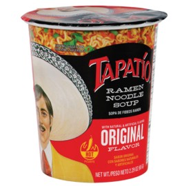 Tapatio Spicy Ramen Noodle Soup Cup - Original Flavor - 2.29 Oz (Bulk Case of 12)
