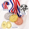 Bigqin 9 Pezzi Medaglie in Metallo (Oro, Argento, Bronzo) con