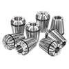 sourcing map 12pcs Spring Collet Chuck ER25 1/2" - 17/32"