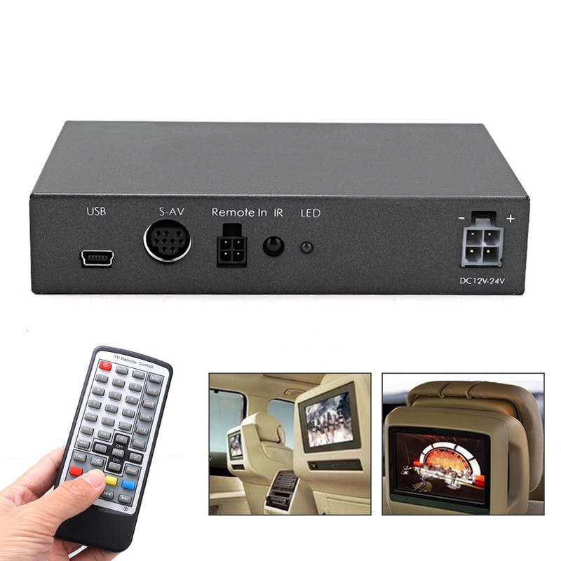 229 H.265 Digital Portable TV Receiver Remote Control Tuner Box