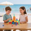 HACOCOLA Mini Magnetic Tiles Travel Set, 40PCS Magnet Building Blocks