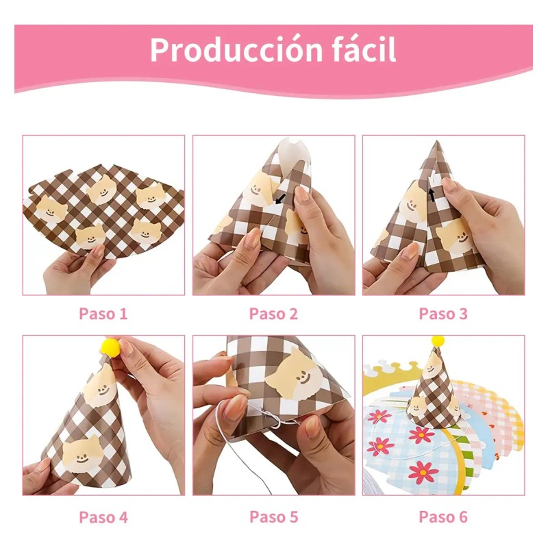 11 Piezas Gorros De Cumpleaños Gorros De Fiesta Gorritos