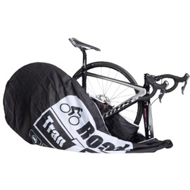 TranZbag Road Bicycle Transport Bag, Transport Protection for 28 Inch Wheels (for Cross and Gravel Bikes, Foldable, Minimal Pack Size, Shoulder Strap, Double Zip), Black