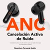 QUAMTUM CONNECTIVITY Audifonos Inalámbricos Bluetooth 5.3 Auriculares Bluetooth Negros Earbuds