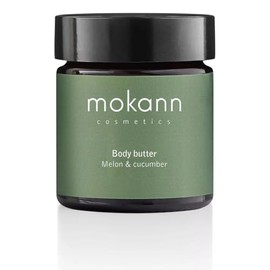 Manteca Corporal de Melón Pepino Mokann Hidratante Intensiva con Manteca de Karité, Aceite de Argán y Jojoba, Regeneradora y Reafirmante para Piel Sedosa