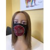 Unbranded Comma La Kamala Harris Bling Face Mask Red and