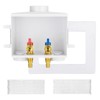 Washing Machine Outlet Box, Niikappu 1/2 Inch Pex Crimp Inlet