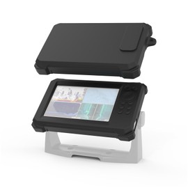 Koroao Fish Finder Silicone Skin Protective Case and Sun Cover for Lowrance Eagle 7’’– Full-Coverage, Anti-Scratch, Non-Slip Case（Black）