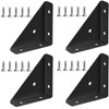 Corner Bracket, 4 Packs Bed Corner Support with 20 Pcs