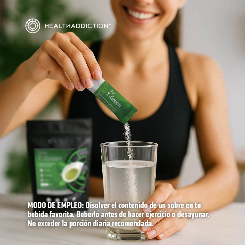 Suplemento Termogénico Té Verde Healthaddiction Shot T Green