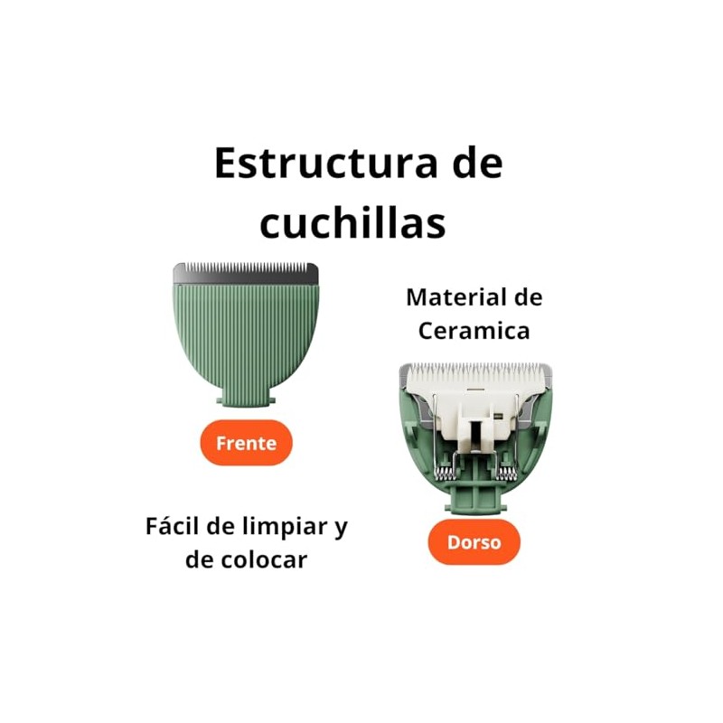 Meridian Hoja de Repuesto de Cerámica para Afeitado, Verde, Unisex
